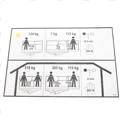 Picture of Decal - Ce 120kg Wind Rating