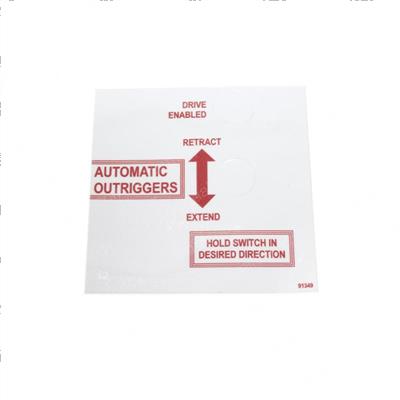 Picture of Decal - Outrigger Control