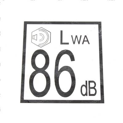 Picture of Decal - 86db Ce