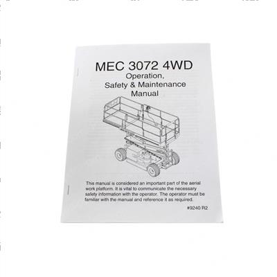 Picture of Manual - Opersafety 3072 4wd