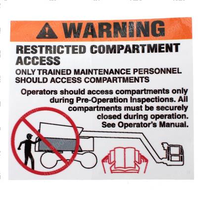 Picture of Decal - Compartment Access