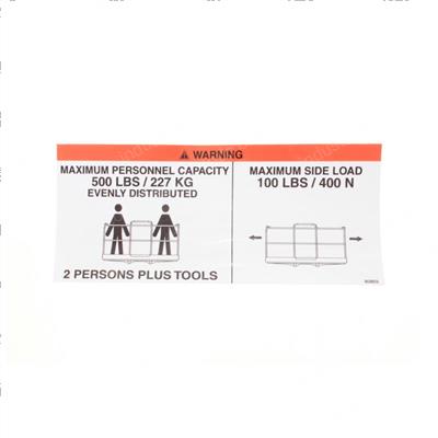 Picture of Decal- Platform Capacity Wide
