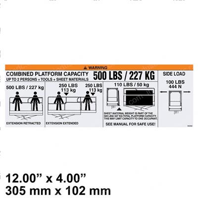 Picture of Decal - Capacity 500