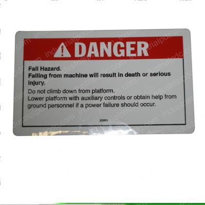 Picture of Decal - Danger Fall Haz.