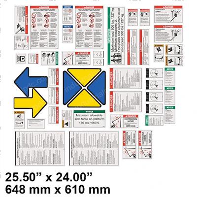 Picture of Decal Kit - Instructional Z45