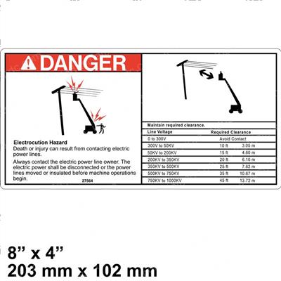 Picture of Decal - Danger Elec.hazard