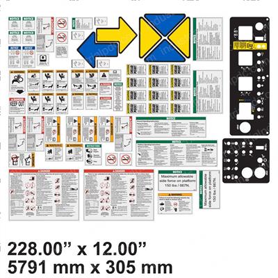 Picture of Decal Kit Instructional S60