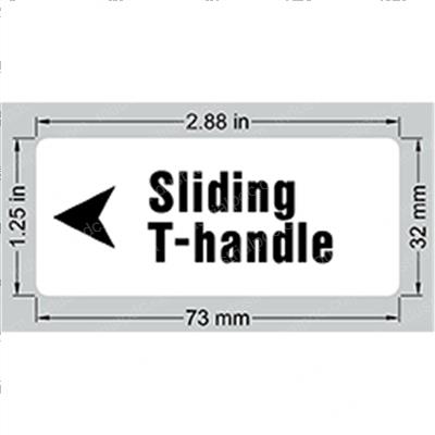 Picture of Decal Sliding T-Handle