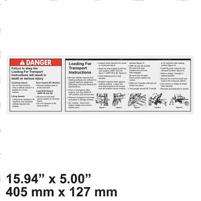 Picture of Decal Transport Instruct Awp2