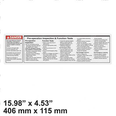Picture of Decal Pre-Operation