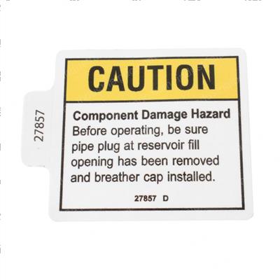 Picture of Decal Component Damage Cap