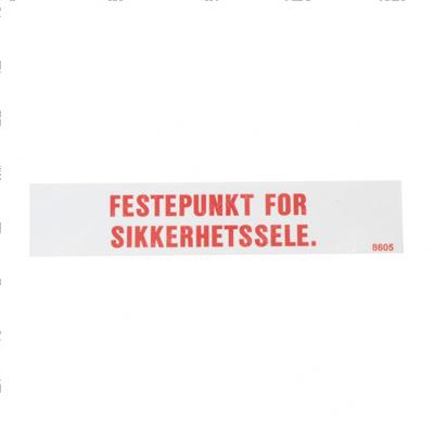 Picture of Decal - Norway Anchorage Point