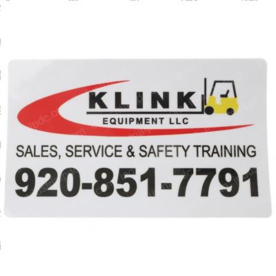 Picture of Decal - Klink 3 X 5