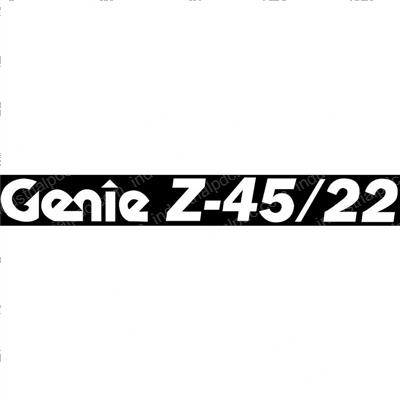 Picture of Decal - Genie Z45/22 6 X 59