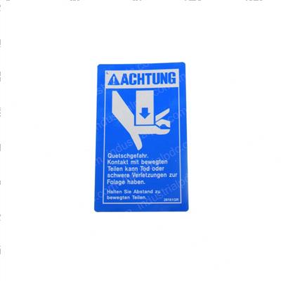Picture of Decal Warn Crush Hazard Hand