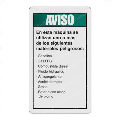 Picture of Decal - Notice Hazardous Matl