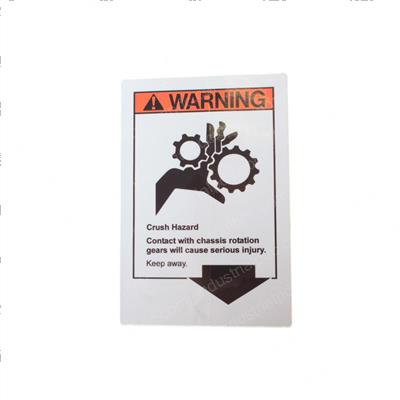 Picture of Decal Warning Pinch Rotate