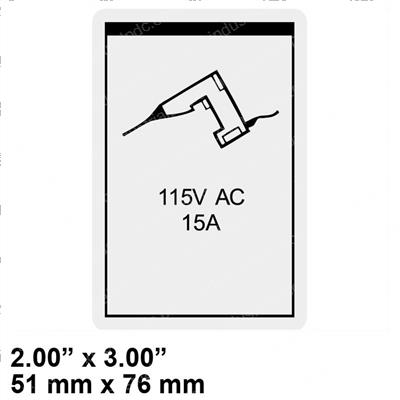 Picture of Decal - Power to Platform 115v