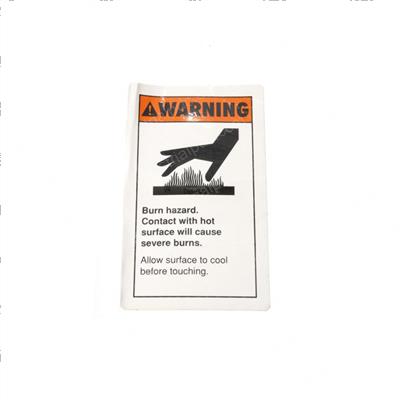 Picture of Decal Warning Burn Hazard