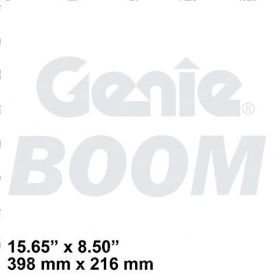 Picture of Decal Cosmetic Genie Boom Vert