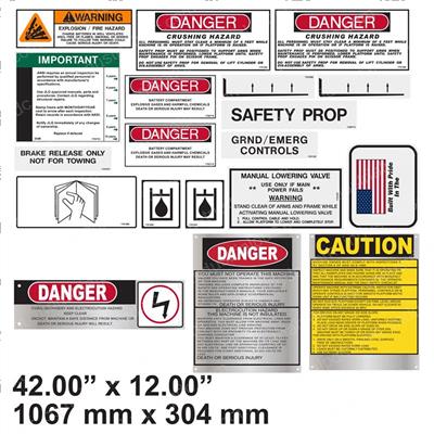 Picture of Cm20/25 Decal Kit (blk/Wht)