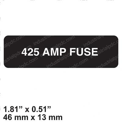 Picture of Decal - Fuse 425 Amp
