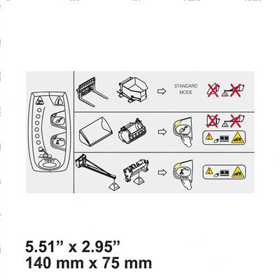 Picture of Decal - Mode Control