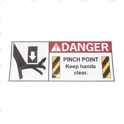 Picture of Danger Pinch Point Decal