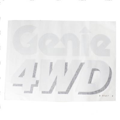 Picture of Decal Genie 4 Wd White
