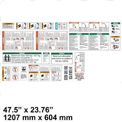Picture of Decal Kit Instructional S40