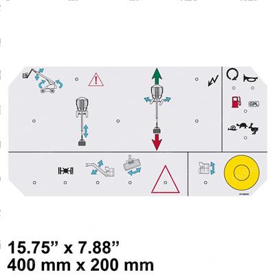 Picture of Decal - Upper Control Panel