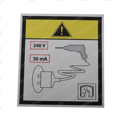 Picture of Decal - 240v / 30ma