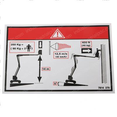 Picture of Floor Height + Load Label