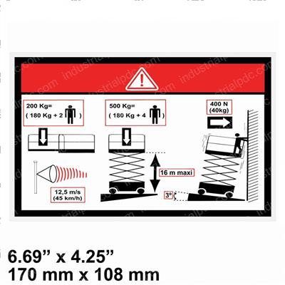 Picture of Floor Height + Load Label