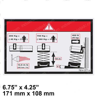Picture of Decal - Floor Height Load