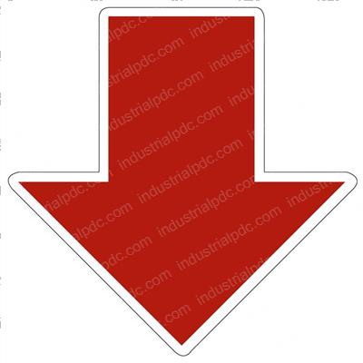 Picture of Decal - Red Rear Arrow H25