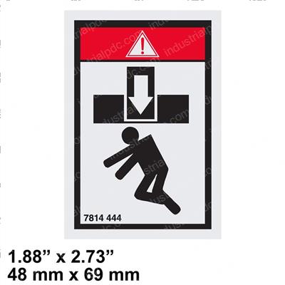 Picture of Decal - Crush Hazard