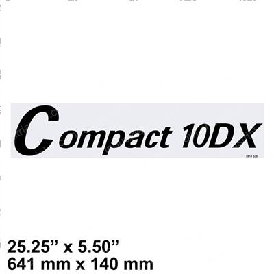 Picture of Decal "compact 10dx"