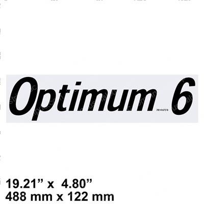 Picture of Decal - Optimum 6