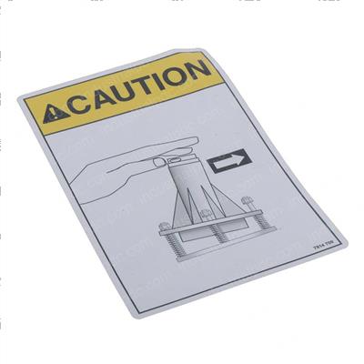 Picture of Danger Cap Chg Label