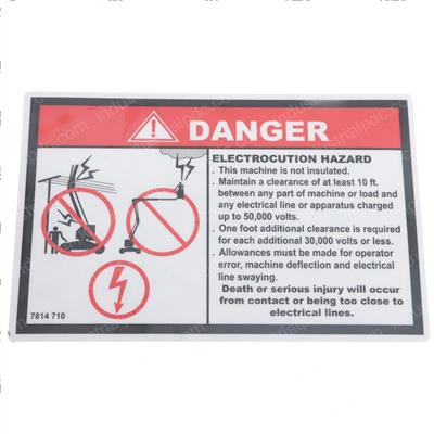 Picture of Decal - Danger: Electrocution