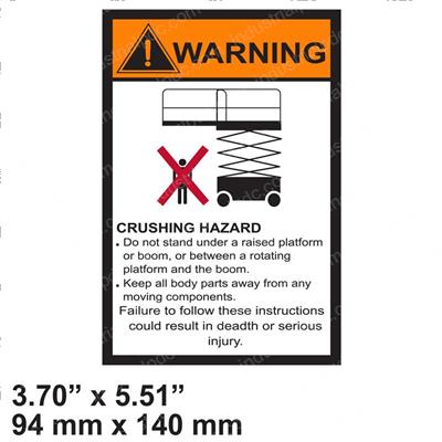 Picture of Decal - Warning Do Not Park