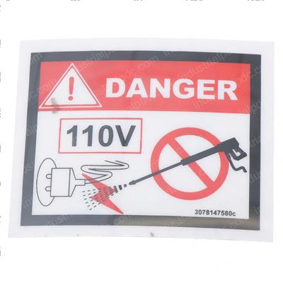 Picture of Decal - Electricity/Water Warn