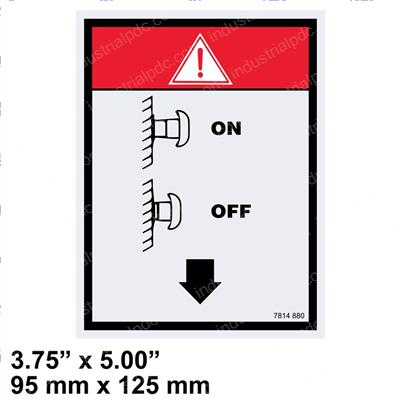 Picture of Decal - Emergency Down