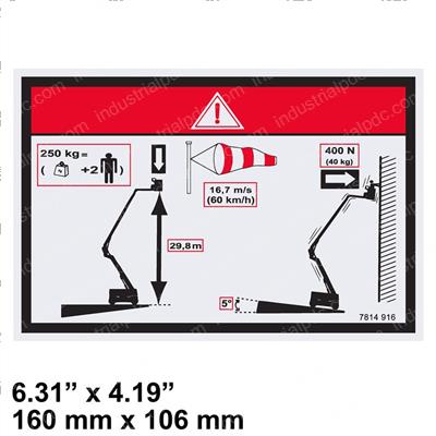 Picture of Decal - Floor Height Load