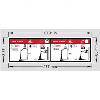 Picture of Decal - Floor Height Label