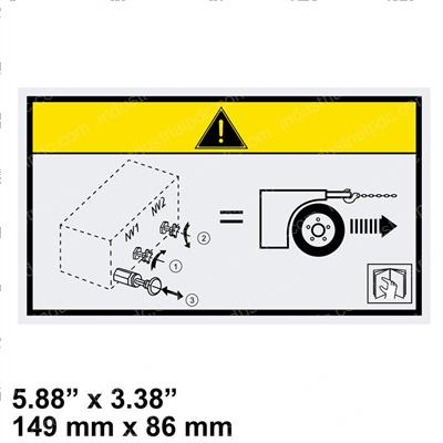 Picture of Decal-Brake-Optimum 8