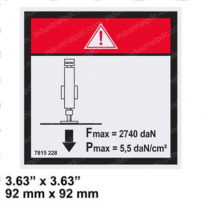 Picture of Decal Load Capacity