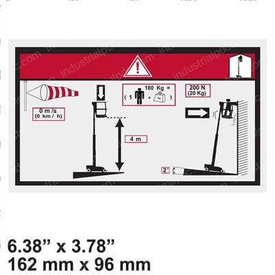 Picture of Decal - Floor Height + Load