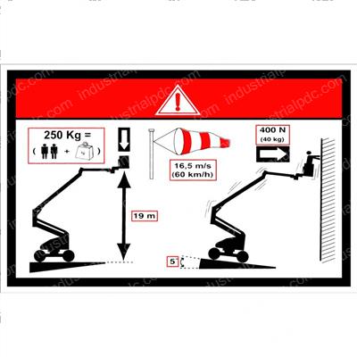 Picture of Decal - Boom Lift Capacity